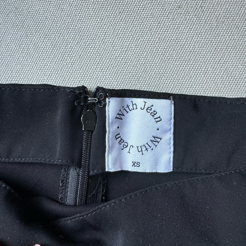With Jean Valentina Mini Skirt in Black XS - Picture 4 of 7